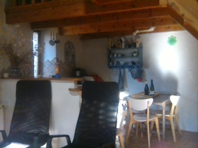 Cuisine ouverte sur salon